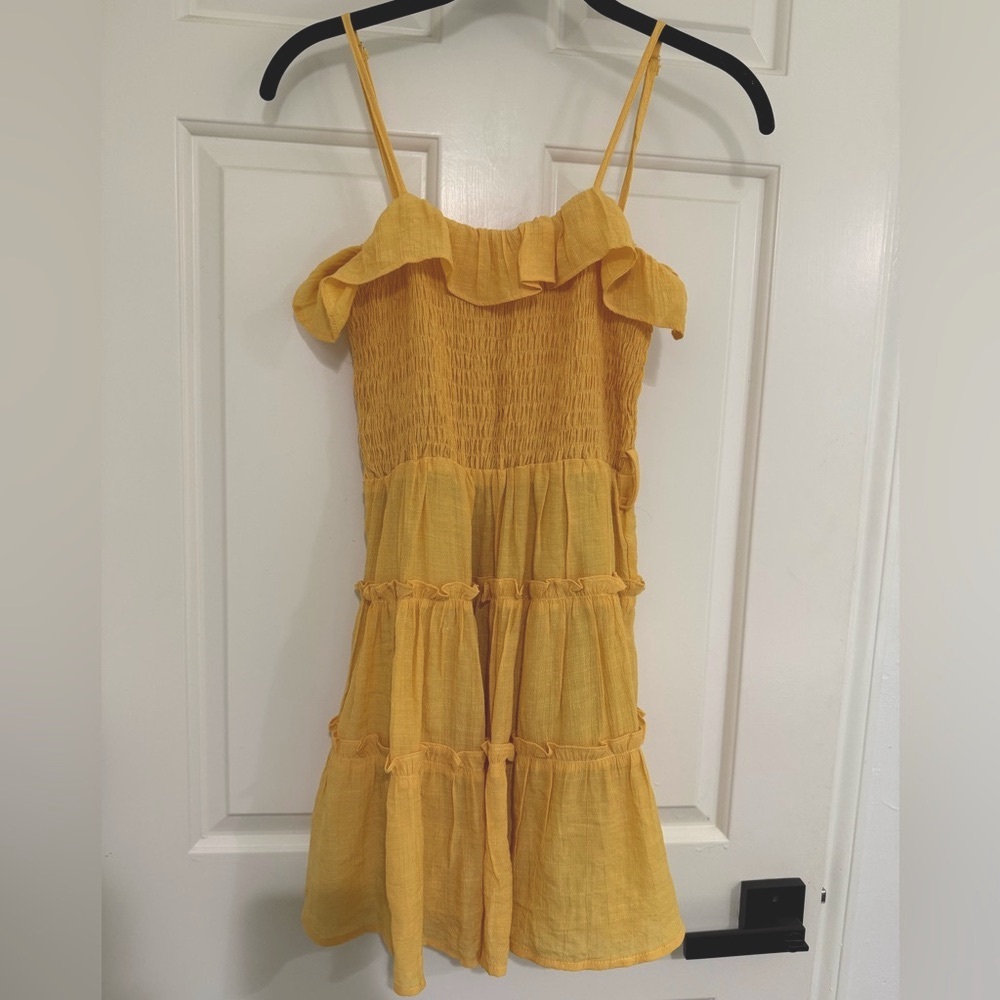 Pink Lily golden yellow summer dress